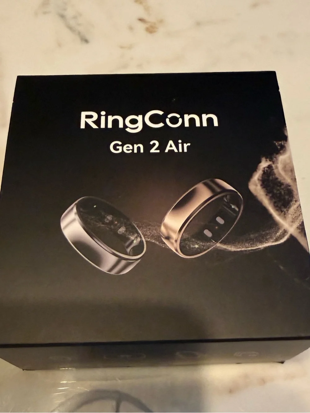 Gen 2 Air Smart Health Ring - Black